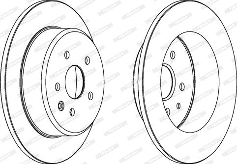 Ferodo DDF1499 - Bremžu diski autospares.lv