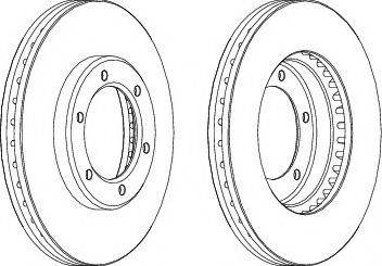 Ferodo DDF1441-1 - Bremžu diski www.autospares.lv