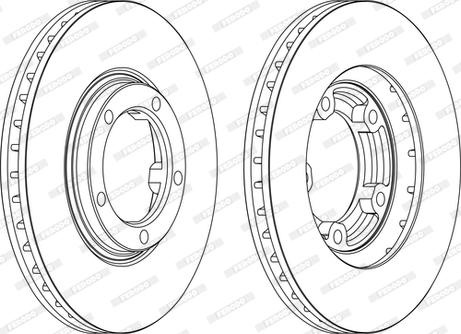 Ferodo DDF1404C - Brake Disc www.autospares.lv