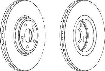 Ferodo DDF1405C - Bremžu diski www.autospares.lv