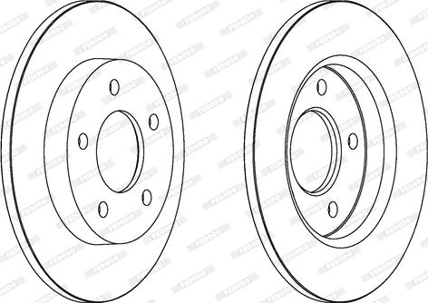 Ferodo DDF1420C - Brake Disc www.autospares.lv