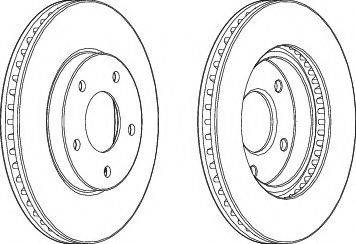 Ferodo DDF1599C-1 - Bremžu diski www.autospares.lv