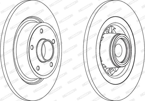 Ferodo DDF1569 - Bremžu diski www.autospares.lv