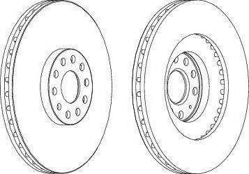 Ferodo DDF1504-1 - Bremžu diski autospares.lv