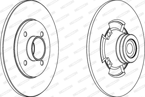 Ferodo DDF1515-1 - Bremžu diski autospares.lv