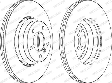 Ferodo DDF1535C-1-D - Bremžu diski www.autospares.lv