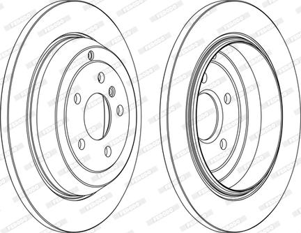 Ferodo DDF1530C - Bremžu diski autospares.lv