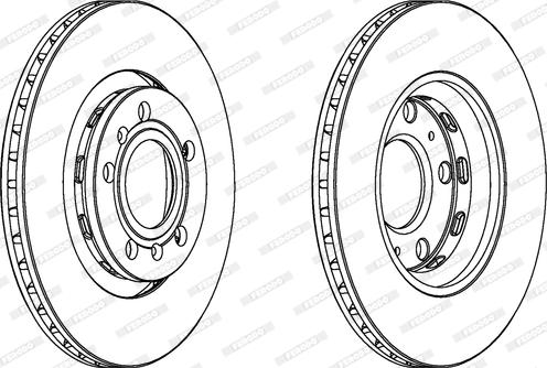 Ferodo DDF1526 - Brake Disc www.autospares.lv