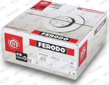 Ferodo DDF1579C-D - Bremžu diski www.autospares.lv