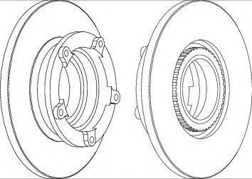 Ferodo DDF1573C - Brake Disc www.autospares.lv