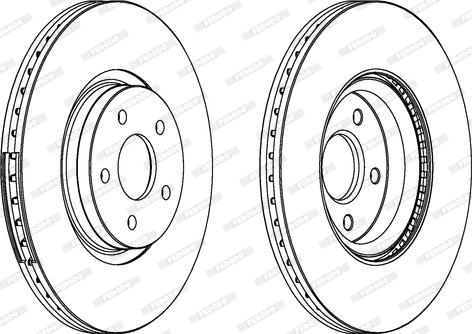 Ferodo DDF1649 - Brake Disc www.autospares.lv