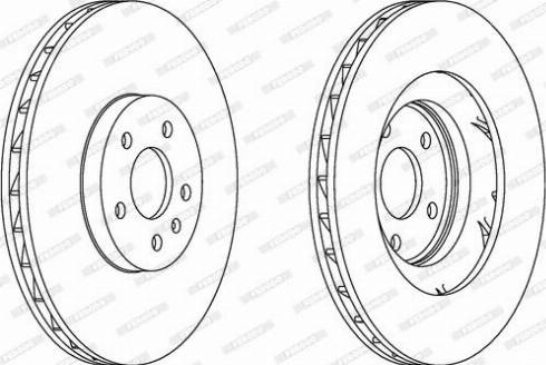 Ferodo DDF1665C - Тормозной диск www.autospares.lv