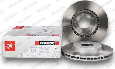 Ferodo DDF1619P-D - Bremžu diski www.autospares.lv