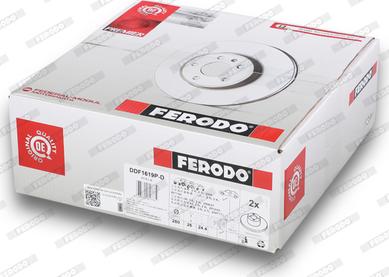 Ferodo DDF1619P-D - Bremžu diski www.autospares.lv