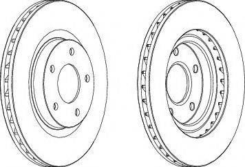 Ferodo DDF1624-1 - Bremžu diski www.autospares.lv