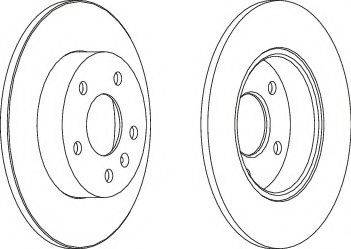 Ferodo DDF1044C-1 - Bremžu diski www.autospares.lv