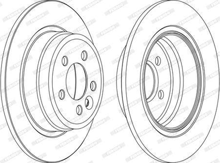 Ferodo DDF1081C-D - Bremžu diski autospares.lv