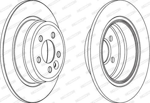 Ferodo DDF108-1 - Bremžu diski autospares.lv