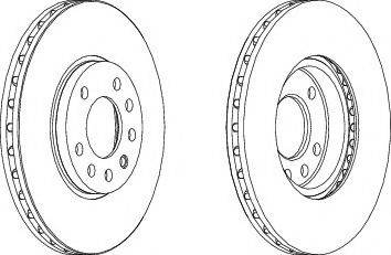 Ferodo DDF1082-1 - Bremžu diski autospares.lv