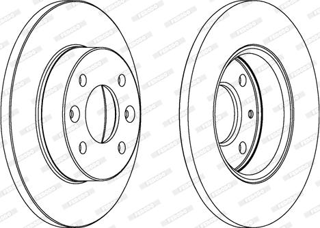 Ferodo DDF108 - Bremžu diski autospares.lv