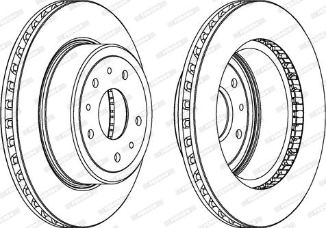 Ferodo DDF1020 - Bremžu diski www.autospares.lv