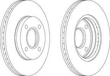 Ferodo DDF1072C-1 - Brake Disc www.autospares.lv