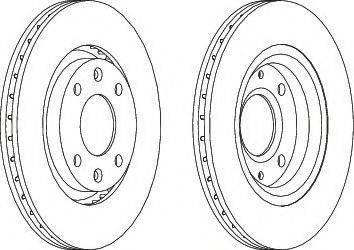 Ferodo DDF1140-1 - Bremžu diski www.autospares.lv