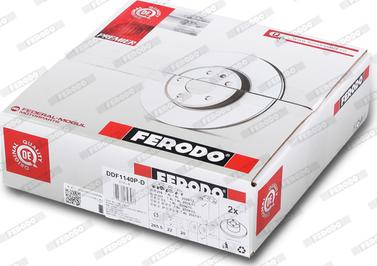 Ferodo DDF1140P-D - Bremžu diski www.autospares.lv