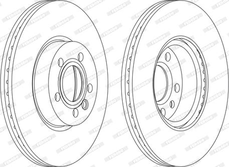 Ferodo DDF1160C - Brake Disc www.autospares.lv