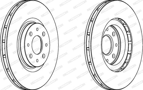 Ferodo DDF1122 - Bremžu diski autospares.lv