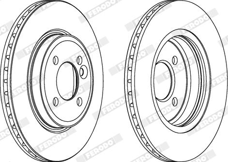 Ferodo DDF1127X - Bremžu diski www.autospares.lv