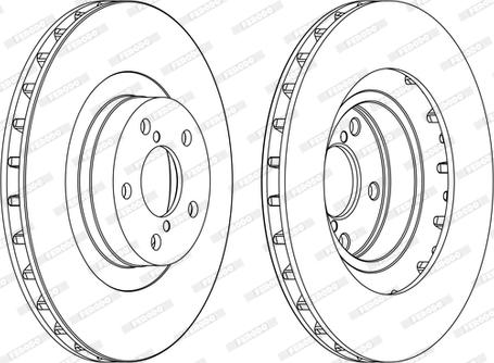 Ferodo DDF1175C-D - Bremžu diski autospares.lv