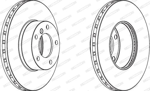 Ferodo DDF1891C-1 - Bremžu diski www.autospares.lv