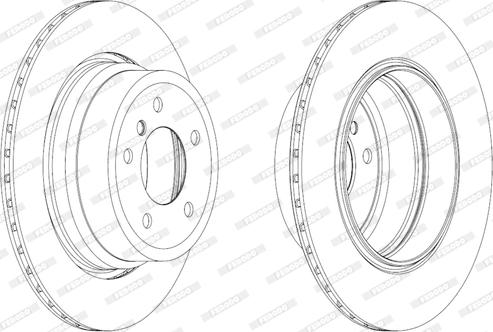 Ferodo DDF1868 - Bremžu diski www.autospares.lv