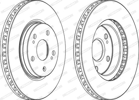 Ferodo DDF1814C - Тормозной диск www.autospares.lv