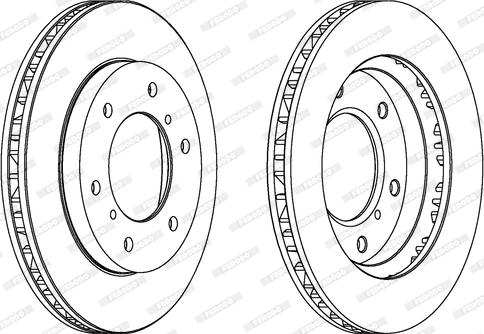 Quinton Hazell BDC5266 - Bremžu diski www.autospares.lv