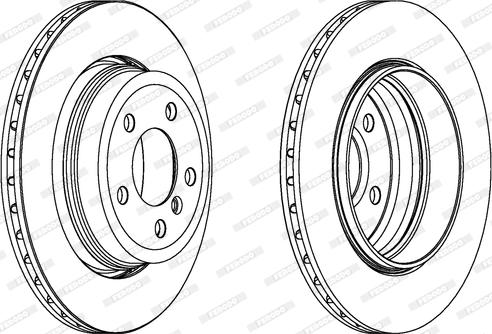 Ferodo DDF1297 - Bremžu diski www.autospares.lv