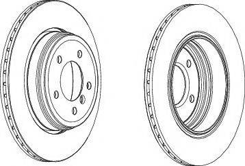 Ferodo DDF1260C-1 - Bremžu diski www.autospares.lv