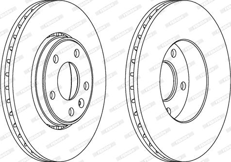 Ferodo DDF1204 - Bremžu diski autospares.lv