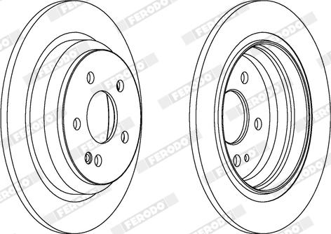 Ferodo DDF1234X - Bremžu diski www.autospares.lv