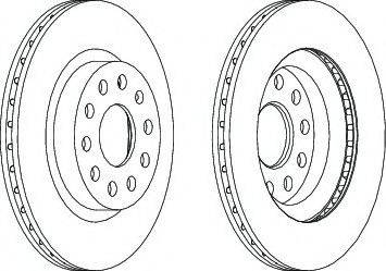 Ferodo DDF1223C-1 - Bremžu diski autospares.lv