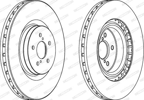 Ferodo DDF1748 - Bremžu diski autospares.lv