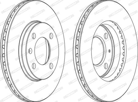 Ferodo DDF175-D - Brake Disc www.autospares.lv