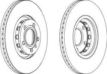 Ferodo DDF1706C-1 - Тормозной диск www.autospares.lv