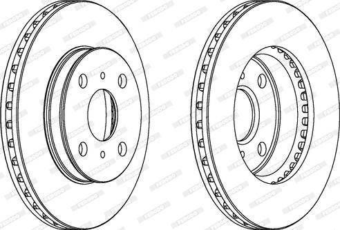 Ferodo DDF880 - Bremžu diski www.autospares.lv