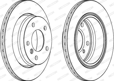 Ferodo DDF831C - Тормозной диск www.autospares.lv