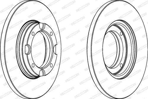 Ferodo DDF358 - Bremžu diski autospares.lv