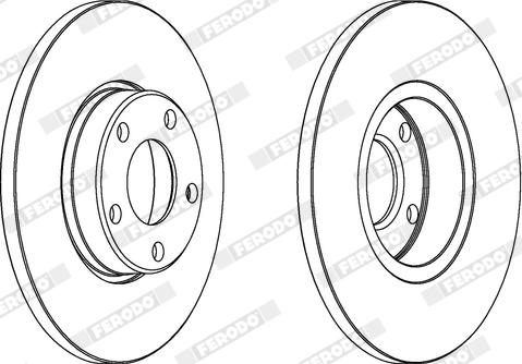 Ferodo DDF324X - Bremžu diski www.autospares.lv