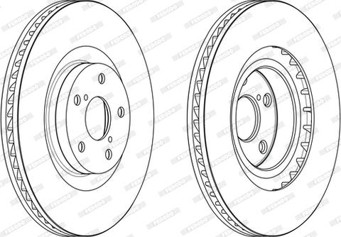 Ferodo DDF2496LC-1 - Bremžu diski www.autospares.lv