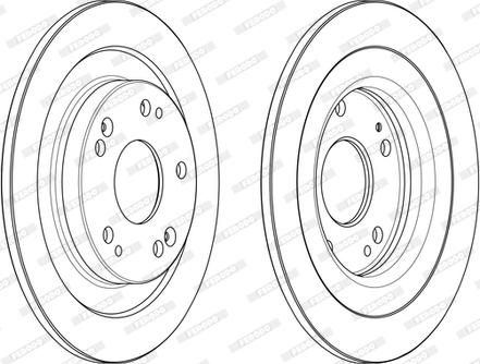 Ferodo DDF2474C - Bremžu diski www.autospares.lv